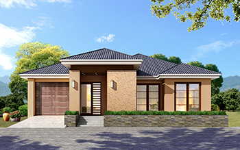 農(nóng)村房屋設(shè)計(jì)圖，一層簡歐風(fēng)格，小別墅大設(shè)計(jì)。