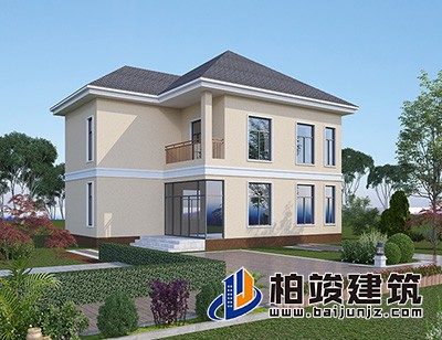 這是一種非常適合農(nóng)村自建的別墅設(shè)計(jì)，造價(jià)便宜，經(jīng)濟(jì)實(shí)惠。