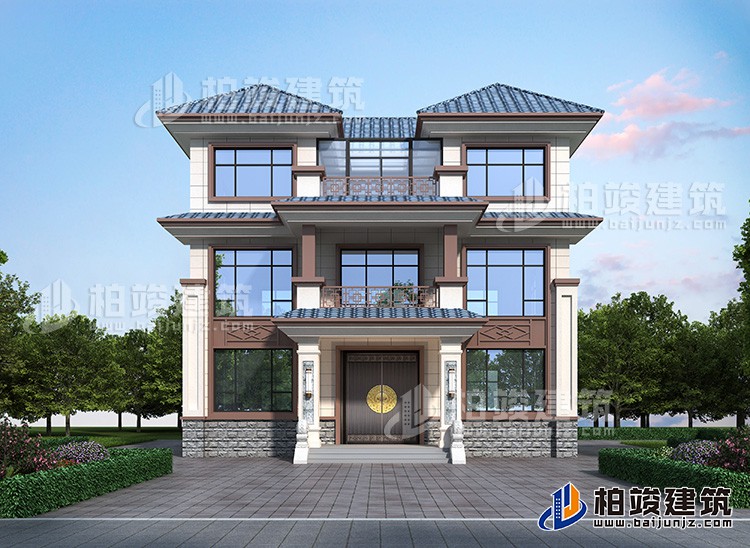 江西省余干區(qū)定制設計的自建房設計圖紙，很多人選擇的款式。