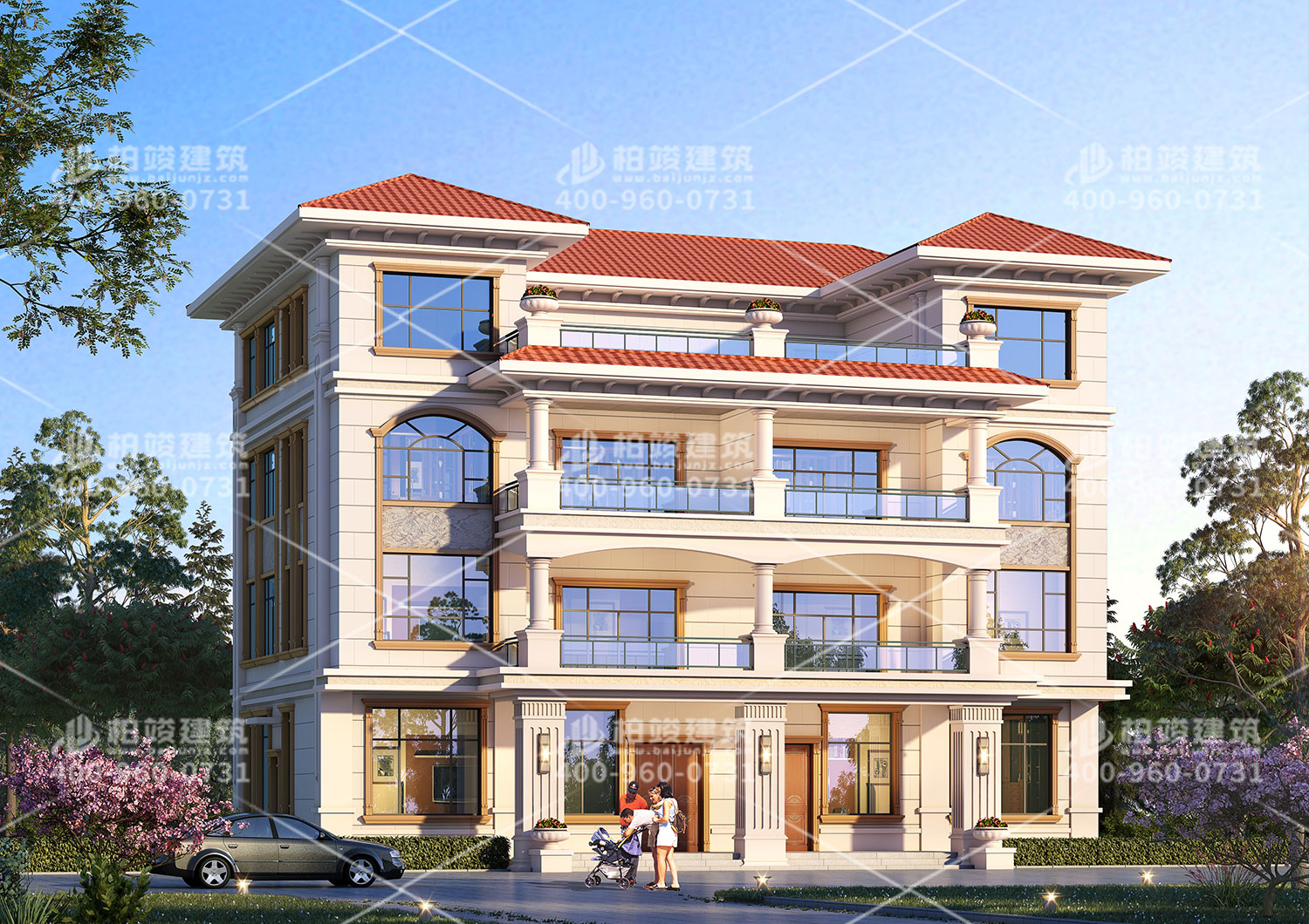 農(nóng)村自建房設(shè)計(jì)圖，貴州張總定制四層大別墅。