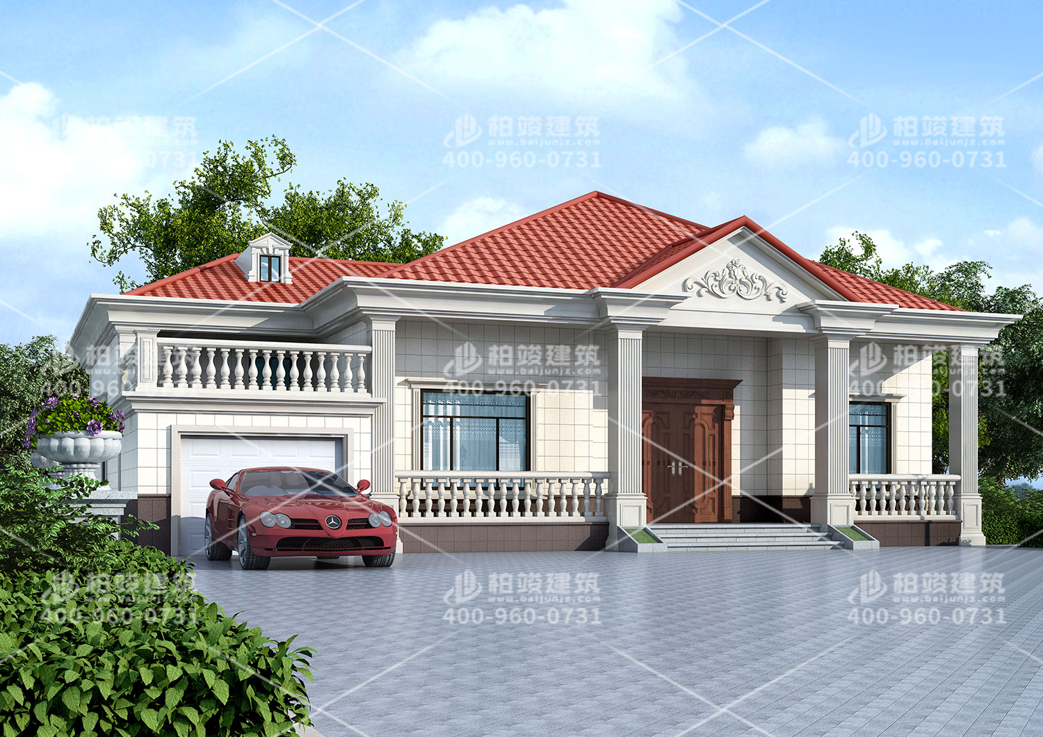 衡陽王總定制歐式一層自建房，小小房子，大設(shè)計。