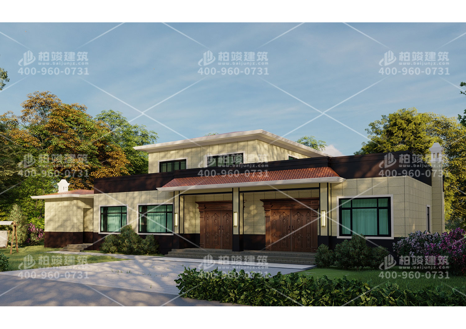 農(nóng)村小別墅設(shè)計(jì)圖，按您喜歡的風(fēng)格來設(shè)計(jì)。