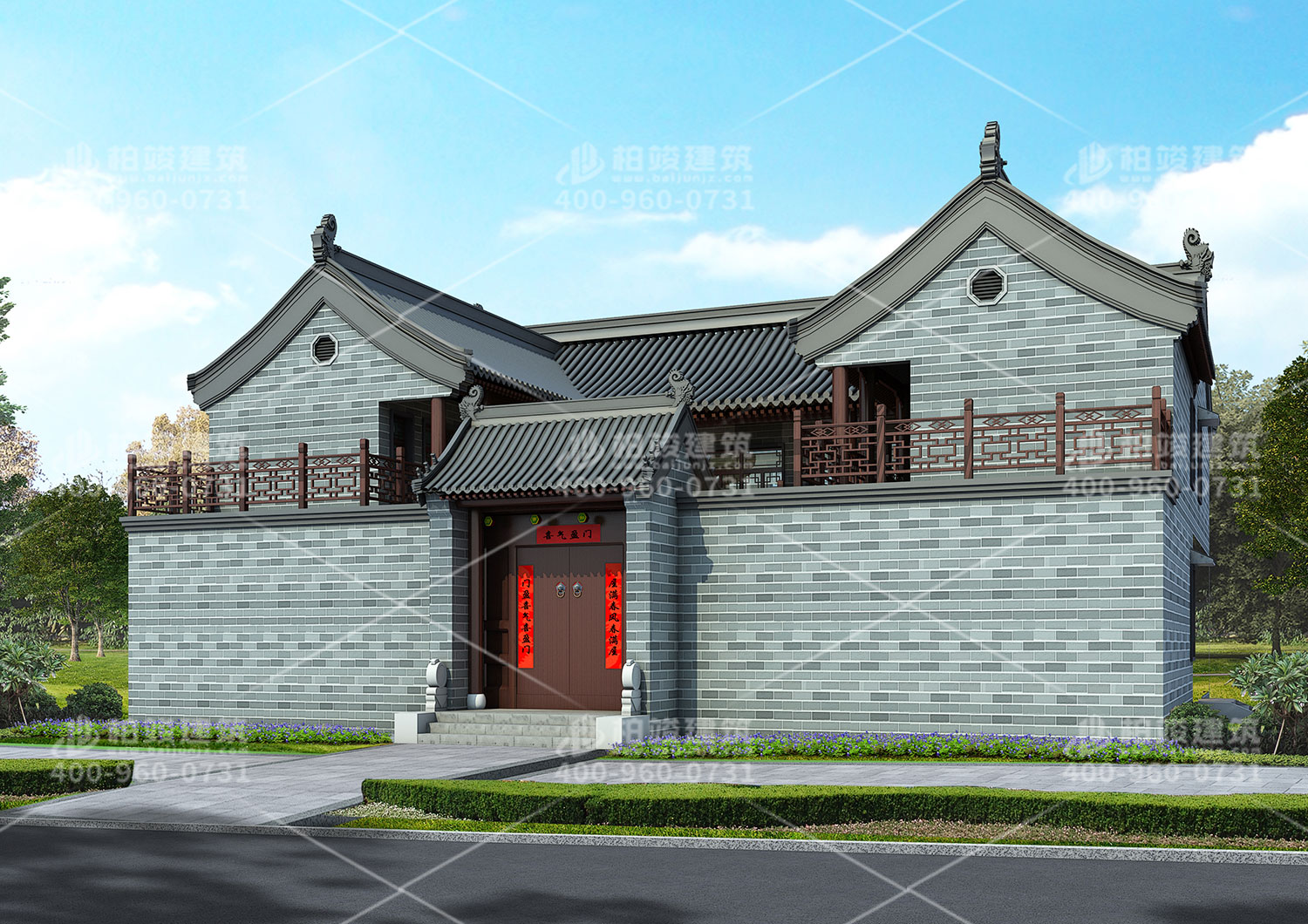 農村自建房圖紙大全，中式風格好房子。
