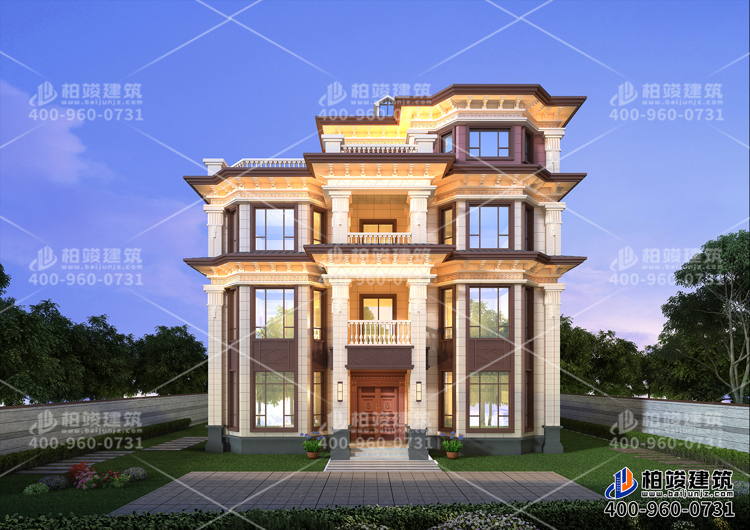 三層別墅自建房，大氣又美觀讓人愛不釋手。