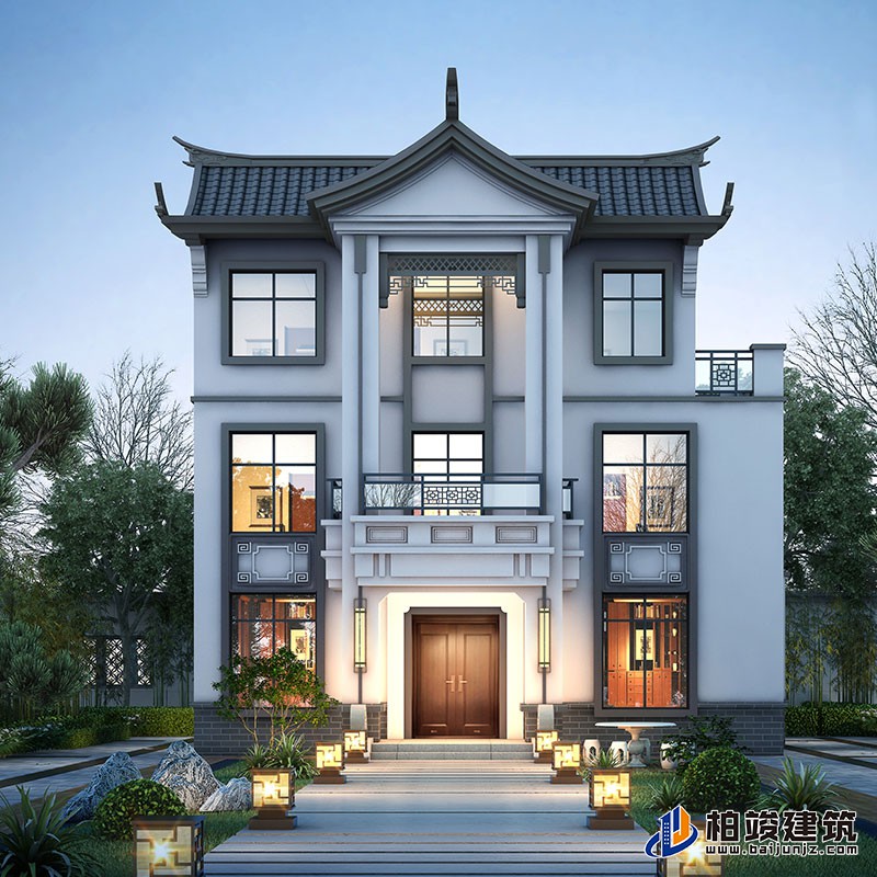 開間12米別墅設(shè)計圖，120來萬就能建成，快來看看吧